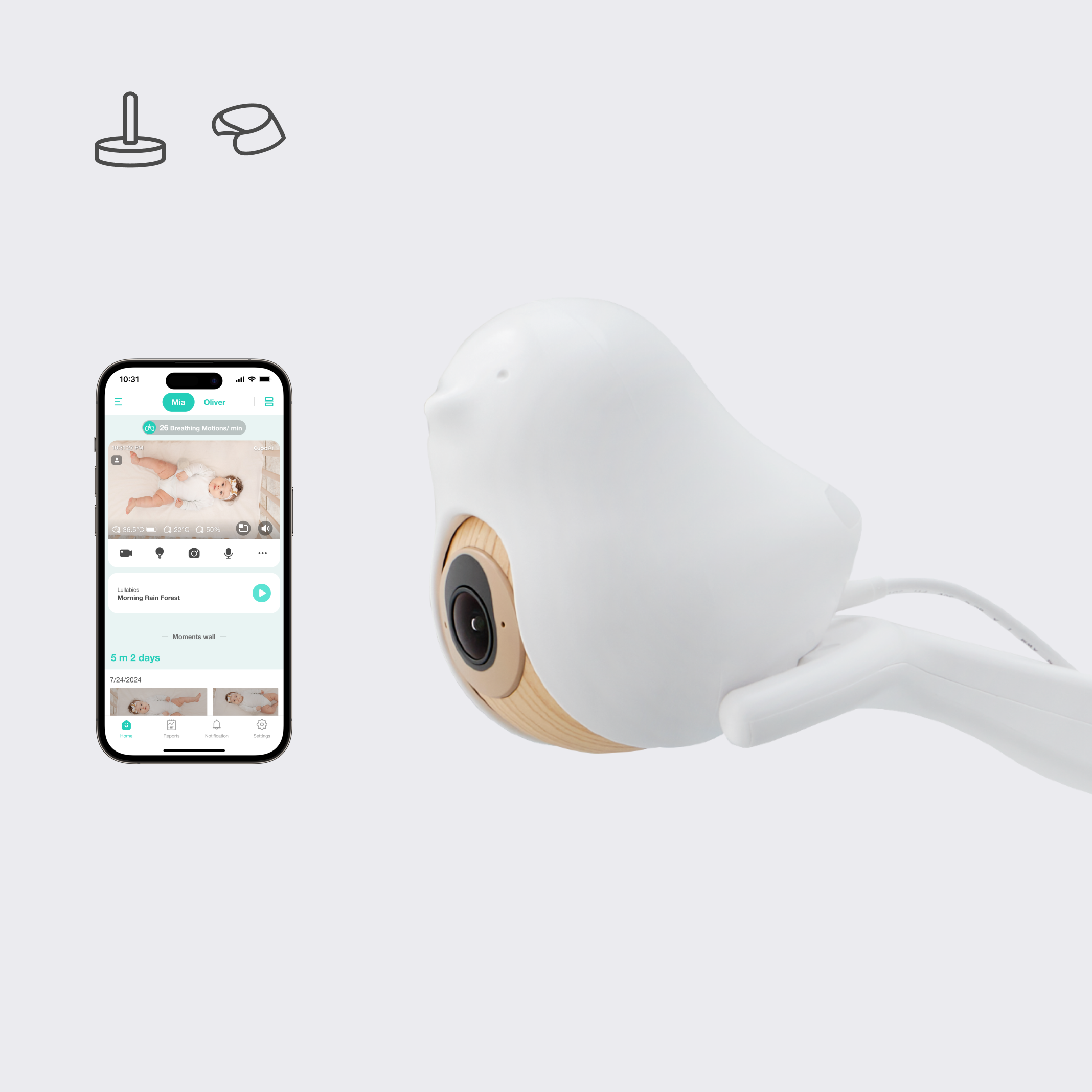 CuboAi Smart Baby Monitor 3 – CuboAi CuboAi Smart Baby Monitor 3 – CuboAi