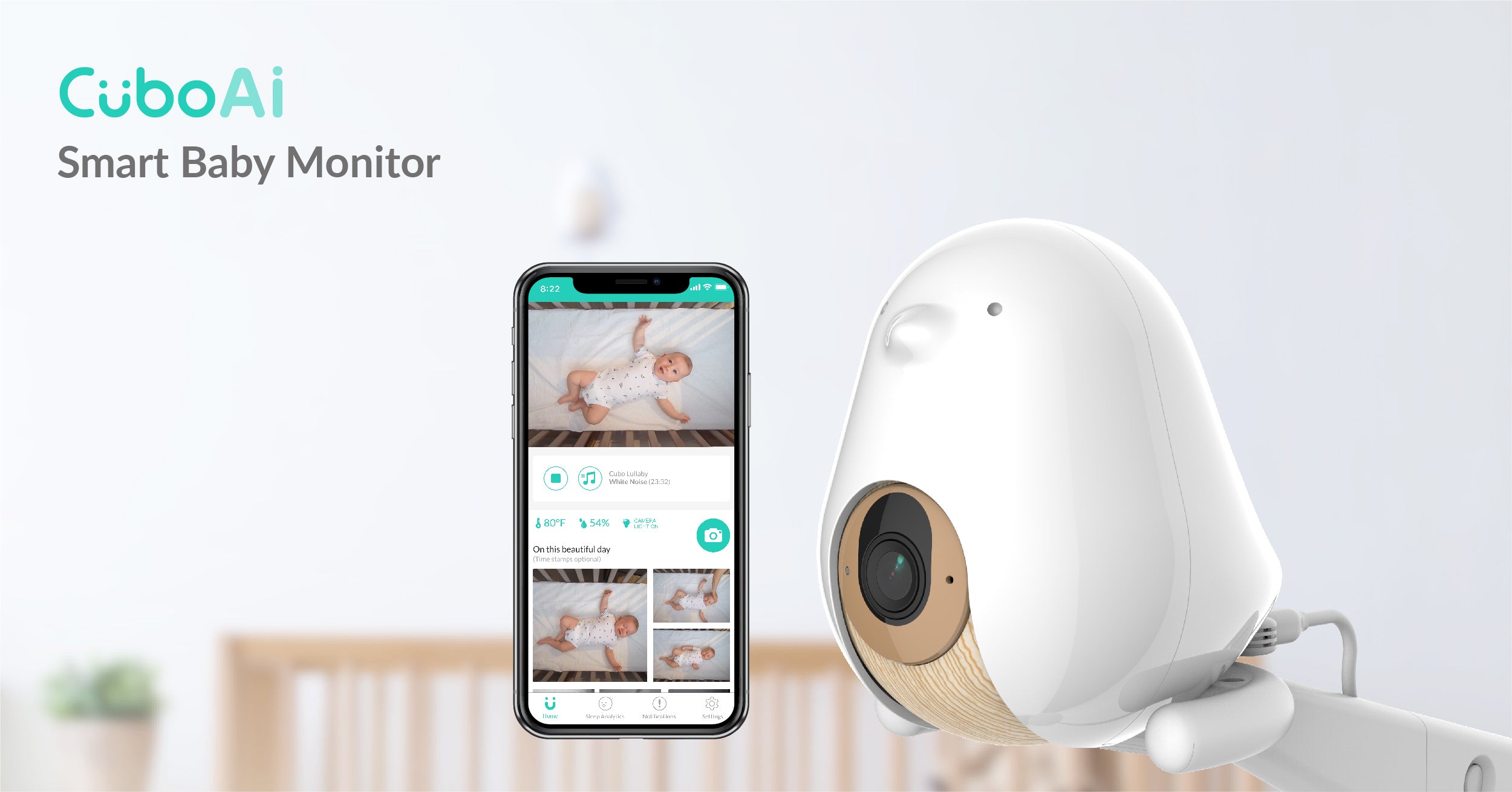 Babyphone caméra de surveillance bébé connecté smartphone - MOMY VISIO –  Nayliss